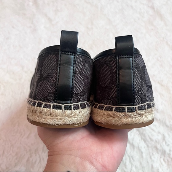 Coach Carson signature jacquard pattern espadrilles with box - Picture 7 of 10